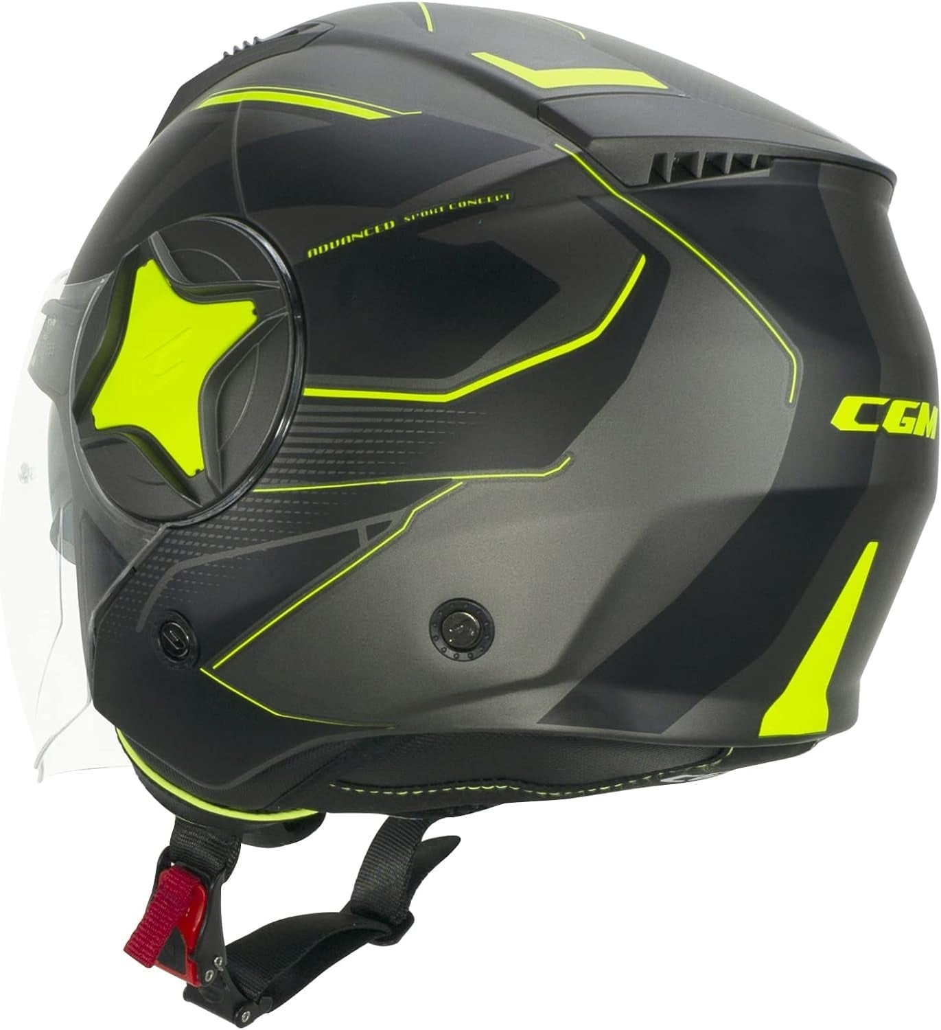  CGM - 169G ILLI SPORT Grafite Giallo fluo satinato - SECURTEX MOTOR SL (t/a MaximoMoto)