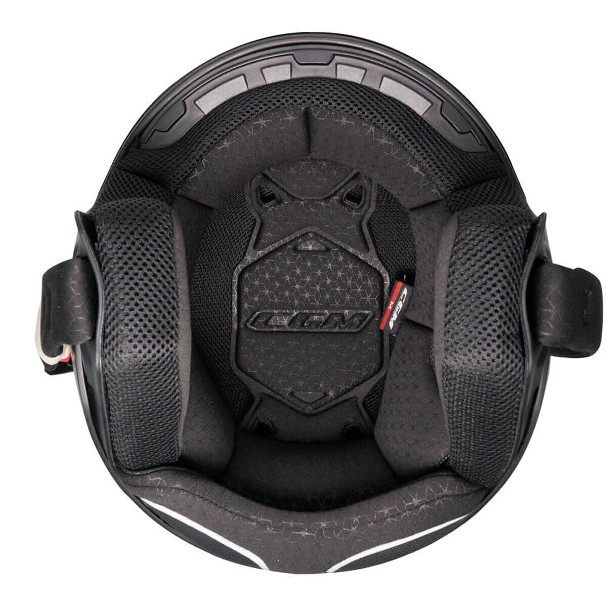CGM 167A FLO MONO Abierto Scooter Casco Negro Mate Largo