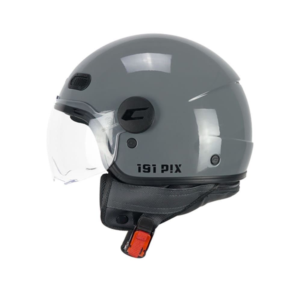 CASCO CGM 191A PIX MONO Jet Casco Gris Con Forma