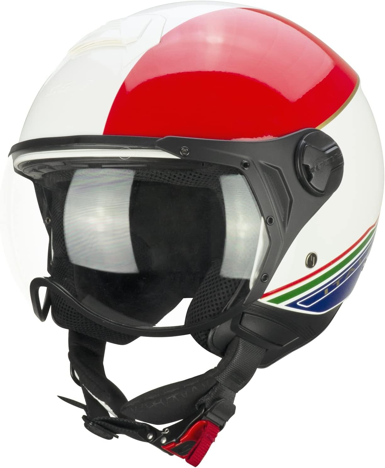  CGM - 167I FLO ITALIA Bianco Verde Rosso sagomata - SECURTEX MOTOR SL (t/a MaximoMoto)