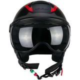 CGM - 167X FLO TECH Nero Rosso opaque sagomata - SECURTEX MOTOR SL (t/a MaximoMoto)