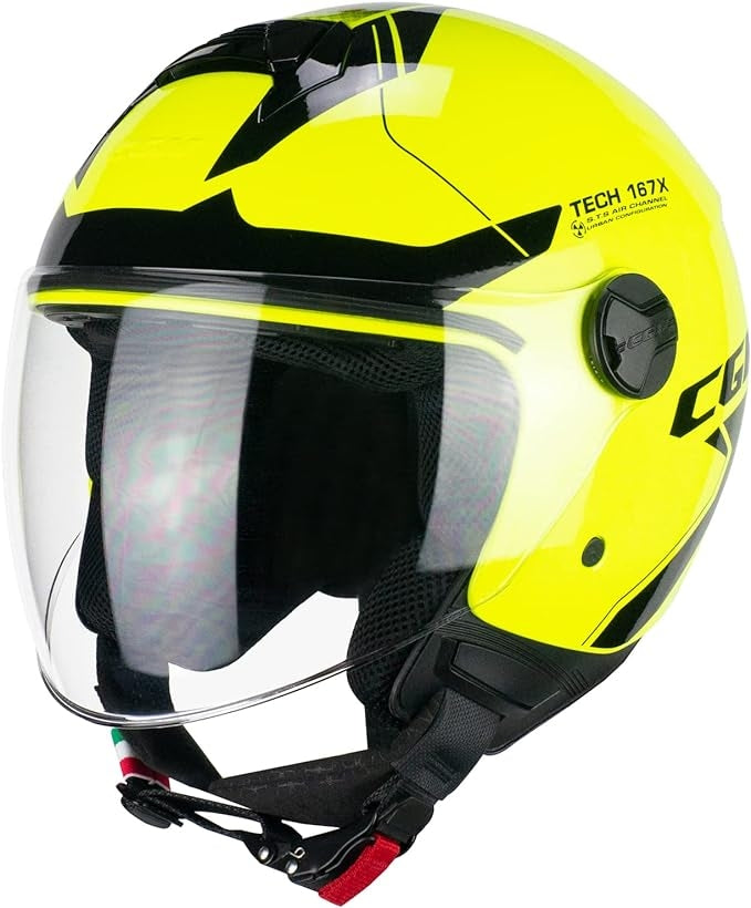  CGM - 167X FLO TECH Giallo fluo Nero longa - SECURTEX MOTOR SL (t/a MaximoMoto)
