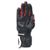 Oxford RP-2R Men White Road Sports Gloves Black Red 