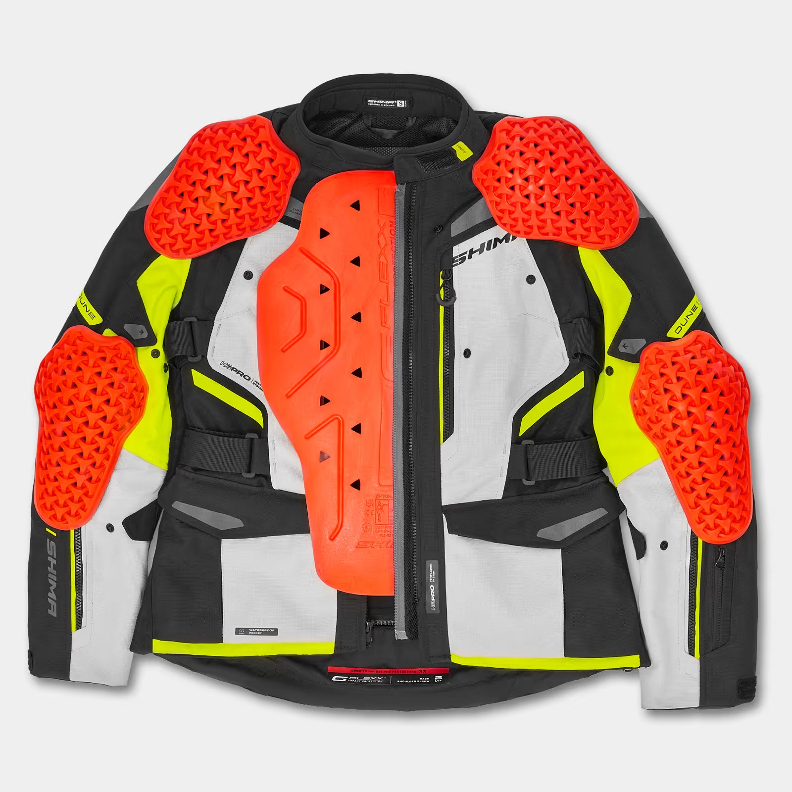 SHIMA DUNE LADY MOTORCYCLE TEXTILE JACKET BLACK