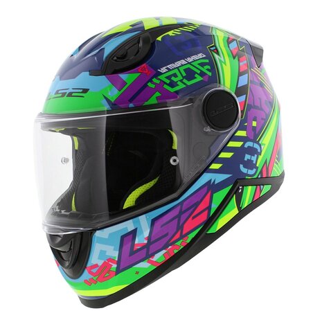 LS2 FF812 Kids Full Face Motorcycle Helmet