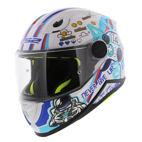LS2 FF812 Kids Full Face Motorcycle Helmet