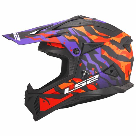 LS2 MX708 FAST II GROTESK MOTOCROSS MX ENDURO HELMET
