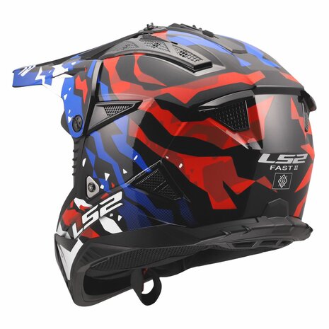 LS2 MX708 FAST II GROTESK MOTOCROSS MX ENDURO HELMET