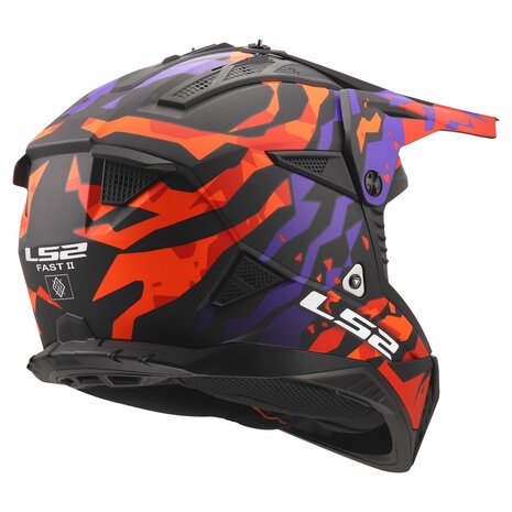 LS2 MX708 FAST II GROTESK MOTOCROSS MX ENDURO HELMET