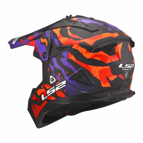 LS2 MX708 FAST II GROTESK MOTOCROSS MX ENDURO HELMET