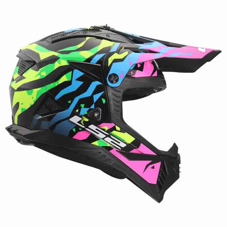 LS2 MX708 FAST II GROTESK MOTOCROSS MX ENDURO HELMET