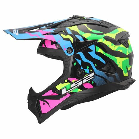 LS2 MX708 FAST II GROTESK MOTOCROSS MX ENDURO HELMET