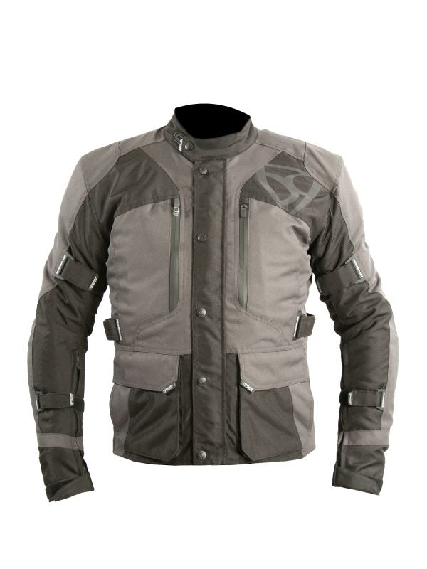 MUGENRACE NJ-MNR-2370 OTOÑO Moto Textil Chaqueta Negro Gris
