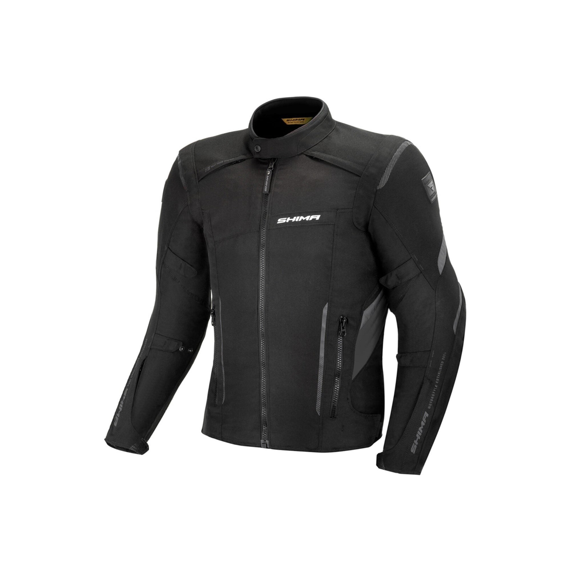 SHIMA RUSH MEN JACKET BLACK - SECURTEX MOTOR S.L (t/a MaximoMoto)