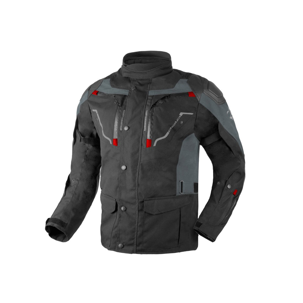  BELA - Nordic 4 Textile Jacket Black/Grey/Red - SECURTEX MOTOR SL (t/a MaximoMoto)