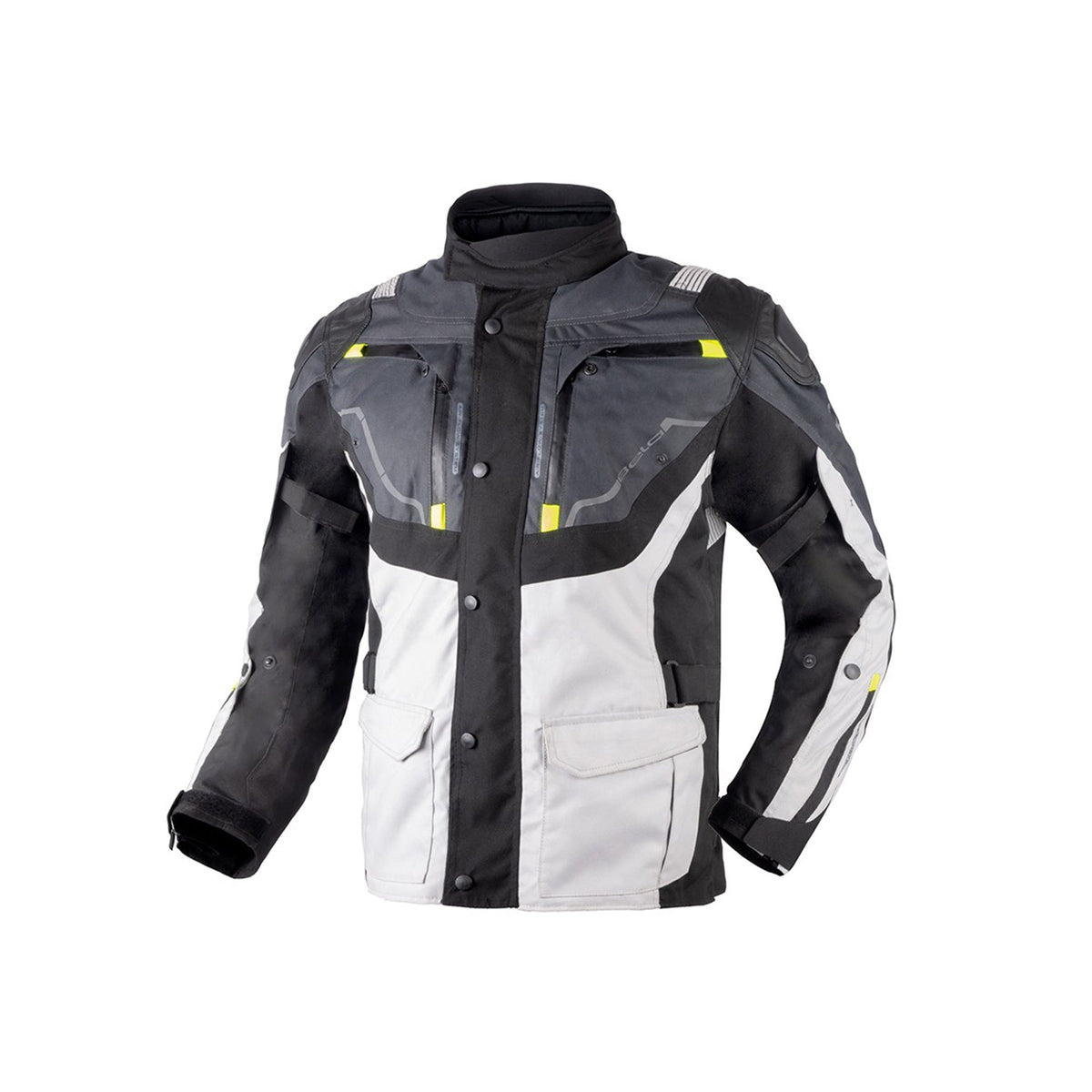  BELA - Nordic 4 Textile Jacket Ice/Grey/Black/Yellow - SECURTEX MOTOR SL (t/a MaximoMoto)