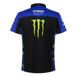  YAMAHA - MONSTER REPLICA MENS POLO BLACK/BLUE - SECURTEX MOTOR SL (t/a MaximoMoto)
