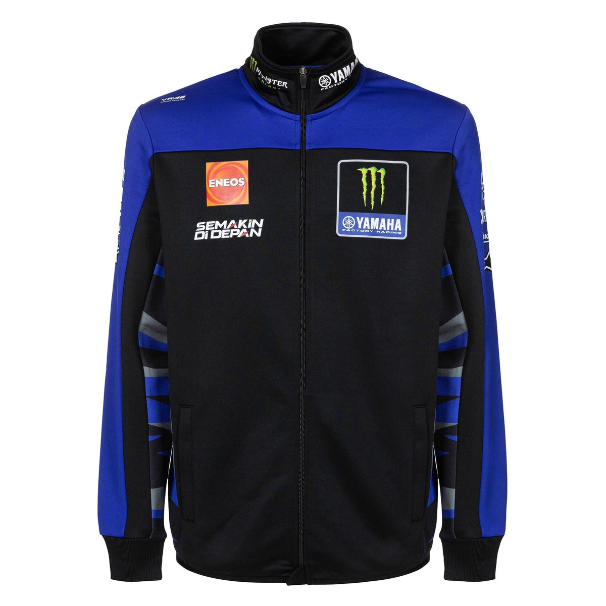  YAMAHA - MONSTER REPLICA MENS SWEATSHERT BLACK/BLUE - SECURTEX MOTOR SL (t/a MaximoMoto)