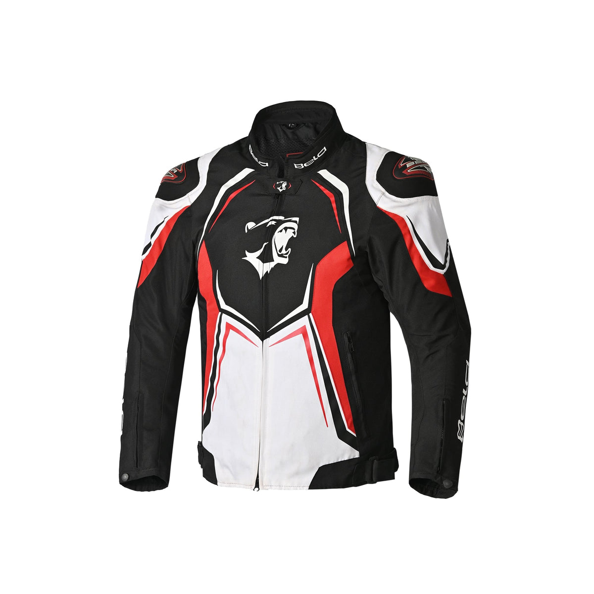  BELA - Chaser Textile Jacket Black/White/Red - SECURTEX MOTOR SL (t/a MaximoMoto)