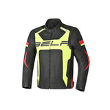  BELA - Black/Fluorescent Yellow Clutch Textile Jacket - SECURTEX MOTOR SL (t/a MaximoMoto)
