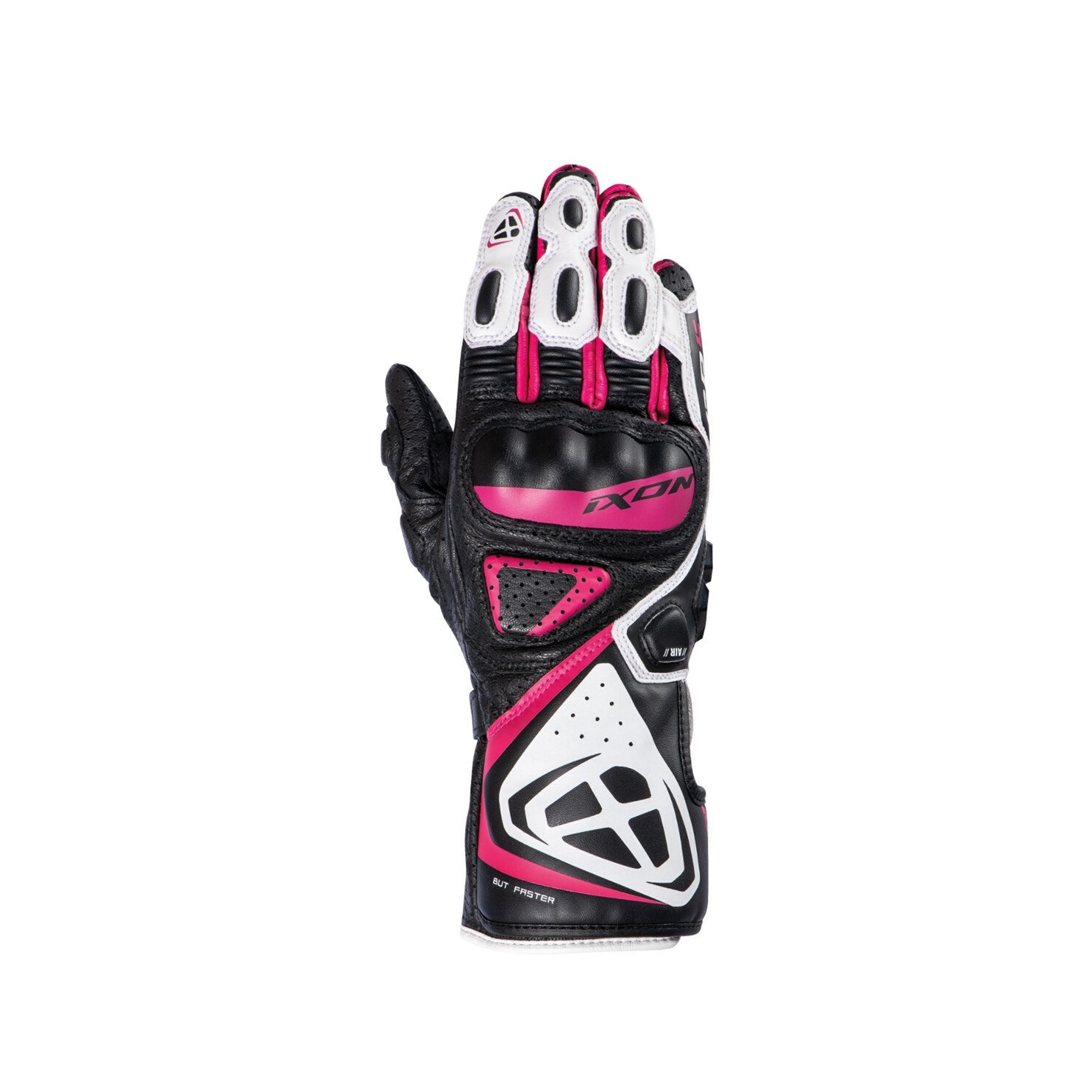 IXON- GUANTES GP5 AIR LADY BLACK/WHITE/FUSHIA - SECURTEX MOTOR S.L (t/a MaximoMoto)