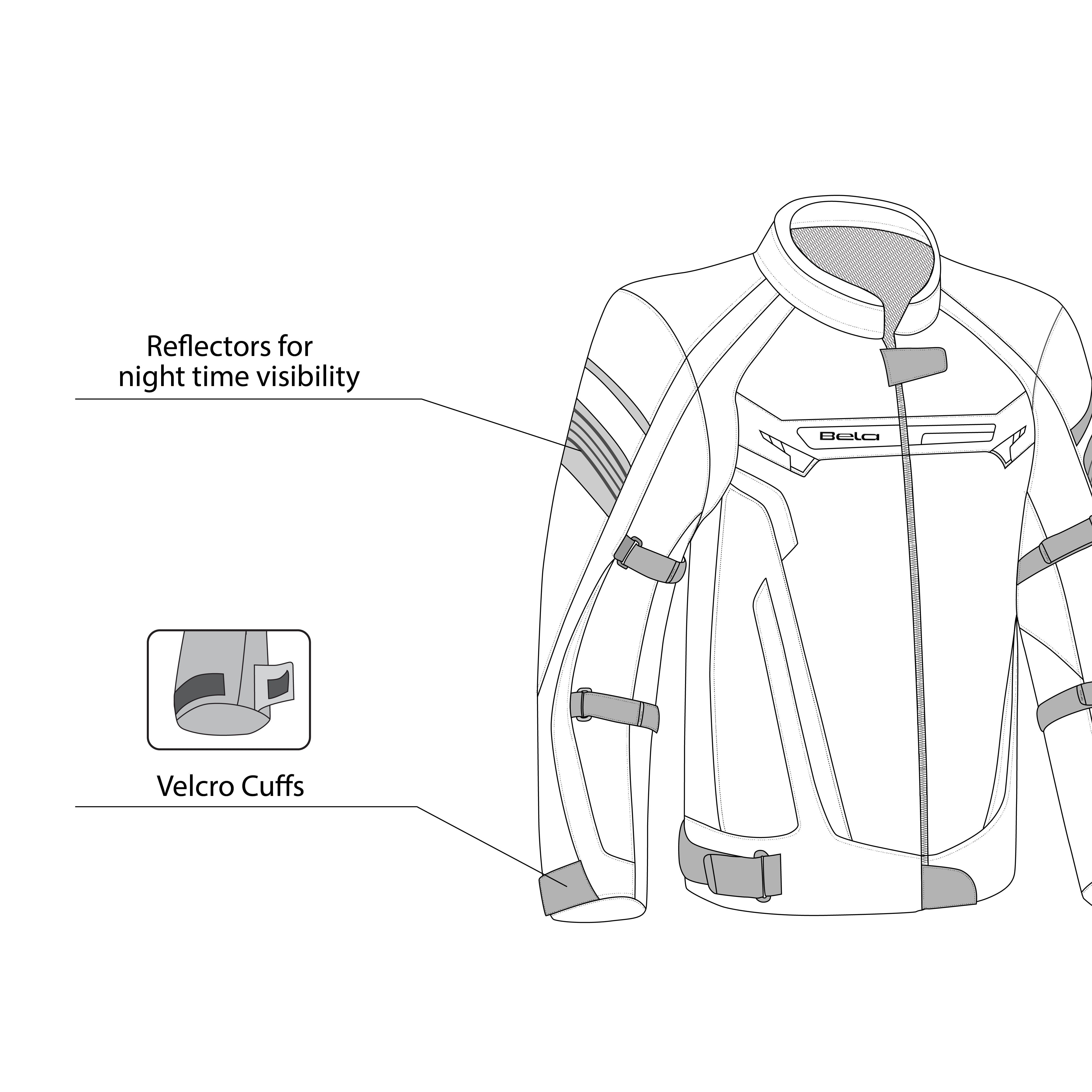 BELA HIGHLAND Lady Jacket Black Pink