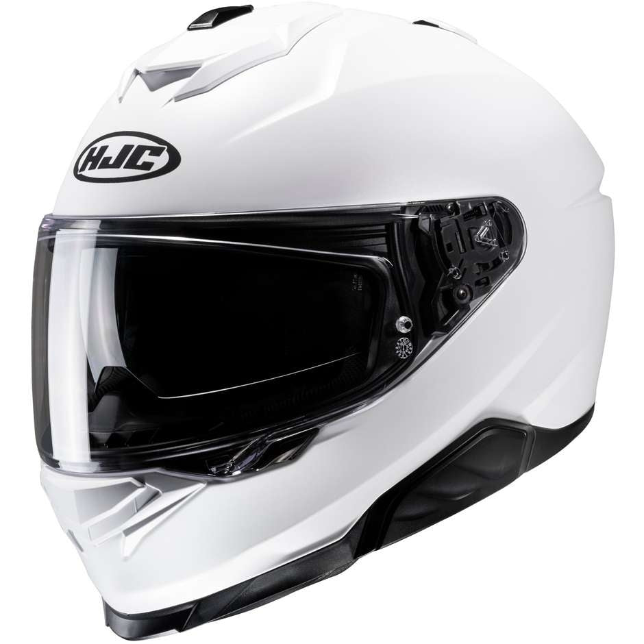  HJC- I71 SEMI FLAT PEARL WHITE - SECURTEX MOTOR SL (t/a MaximoMoto)