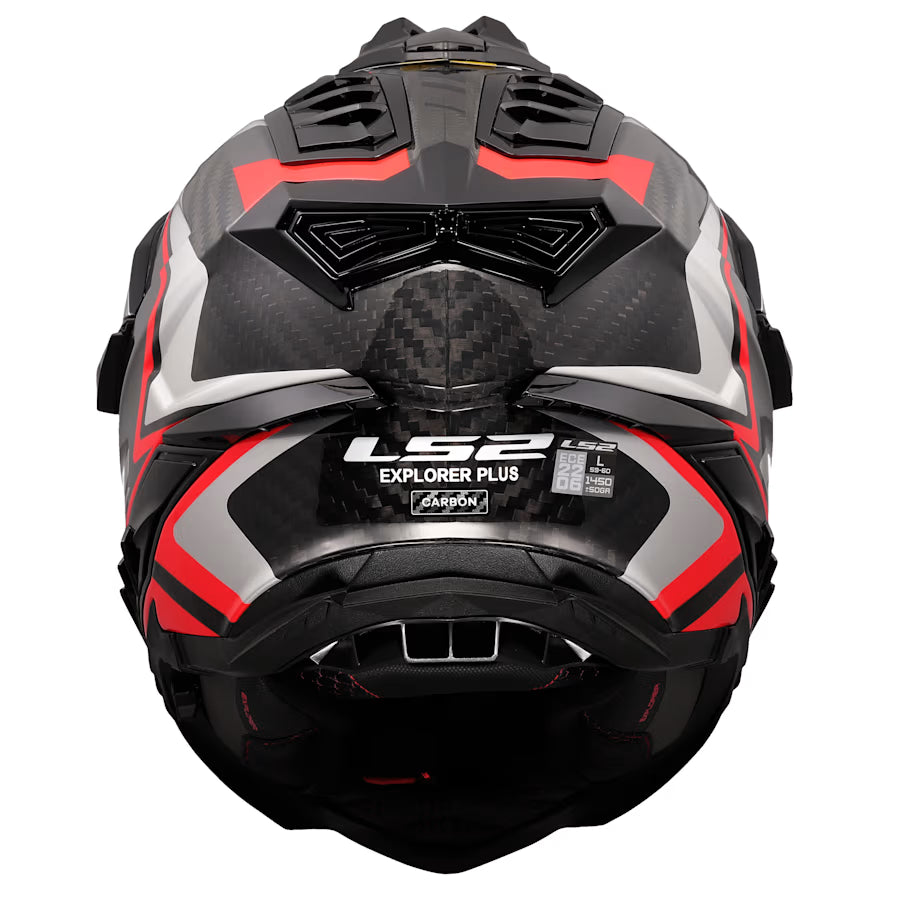 LS2 MX701 C EXPLORER FRONTIER II OFF-ROAD MOTORCYCLE ADVENTURE HELMET ORANGE