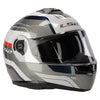 LS2 FF908 STROBE II MONZA MOTORCYCLE MODULAR HELMET WHITE BLUE RED