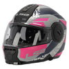 LS2 FF902 Scope II Modular Motorcycle Helmet Oxyd Grey Blue Purpal