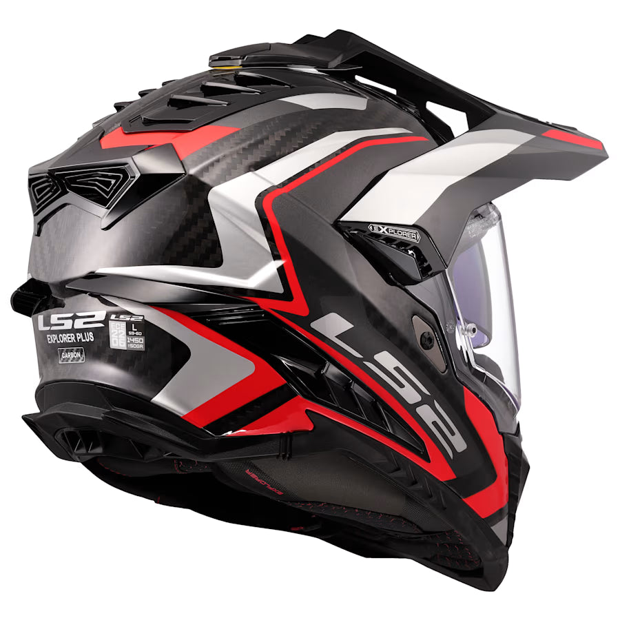 LS2 MX701 C EXPLORER FRONTIER II OFF-ROAD MOTORCYCLE ADVENTURE HELMET ORANGE