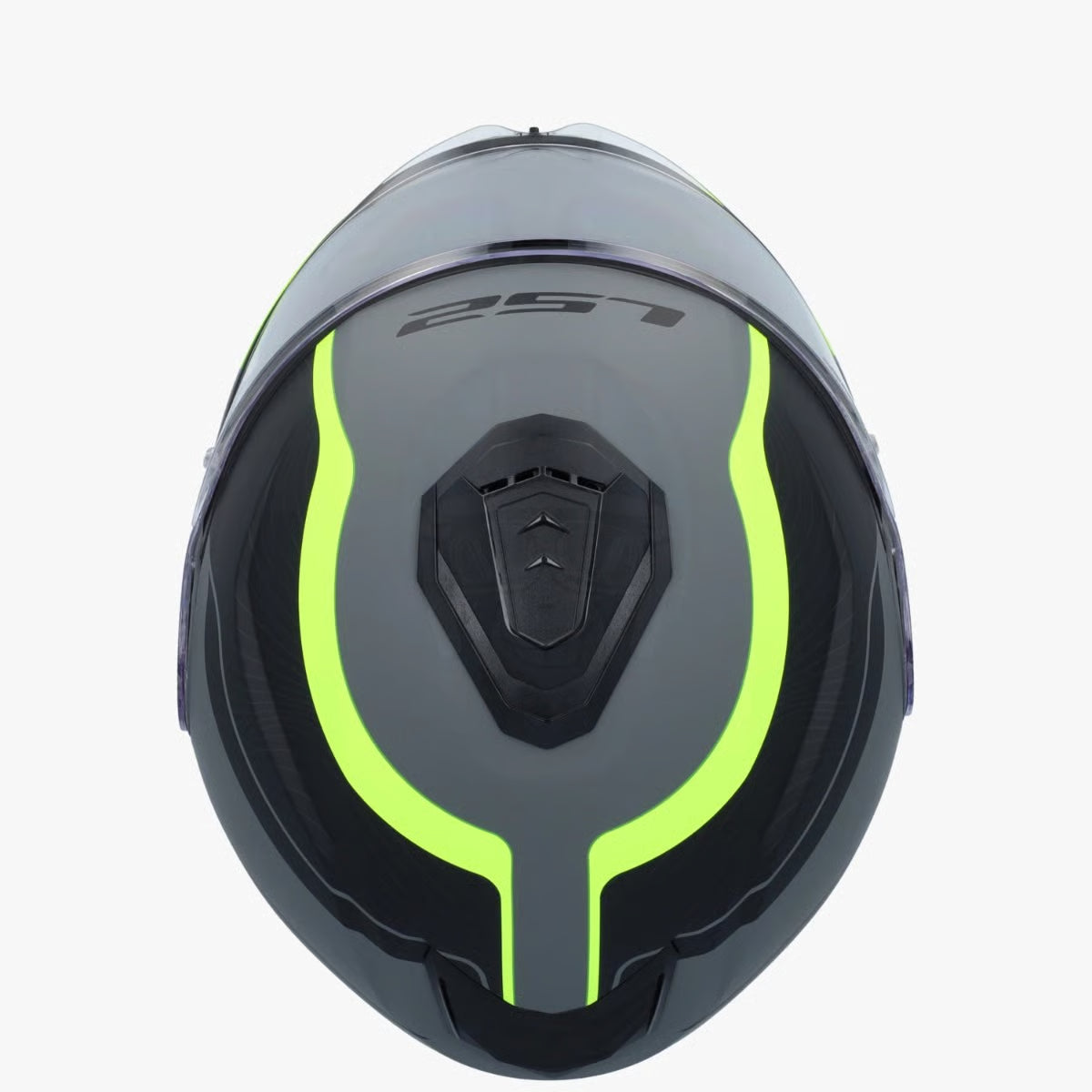 LS2 FF908 STROBE II MONZA MODULAR HELMET M.BLACK H-V YELLOW