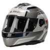LS2 FF908 STROBE II MONZA MOTORCYCLE MODULAR HELMET WHITE BLUE RED