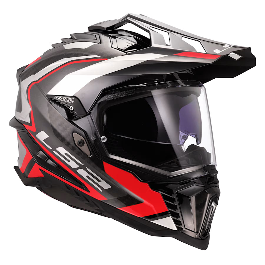 LS2 MX701 C EXPLORER FRONTIER II OFF-ROAD MOTORCYCLE ADVENTURE HELMET ORANGE