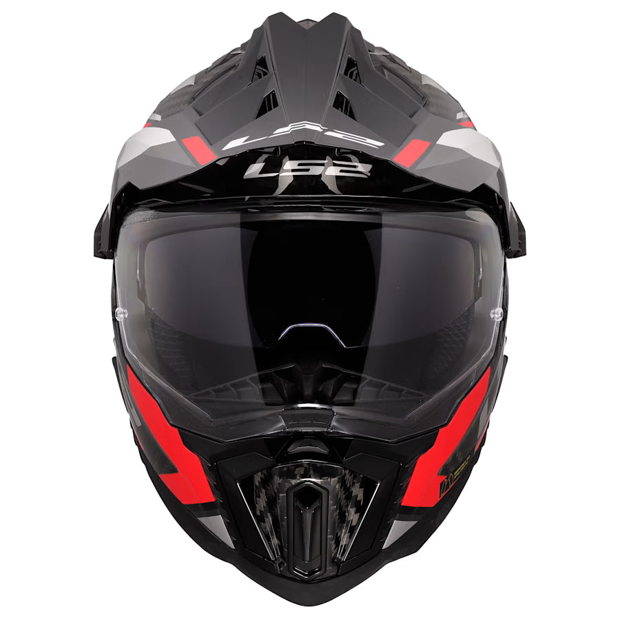 LS2 MX701 C EXPLORER FRONTIER II OFF-ROAD MOTORCYCLE ADVENTURE HELMET ORANGE