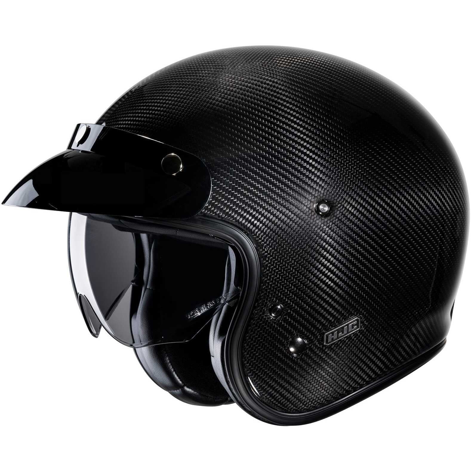  HJC V31 Urban Motorcycle Jet Helmet Carbon Black - SECURTEX MOTOR SL (t/a MaximoMoto)