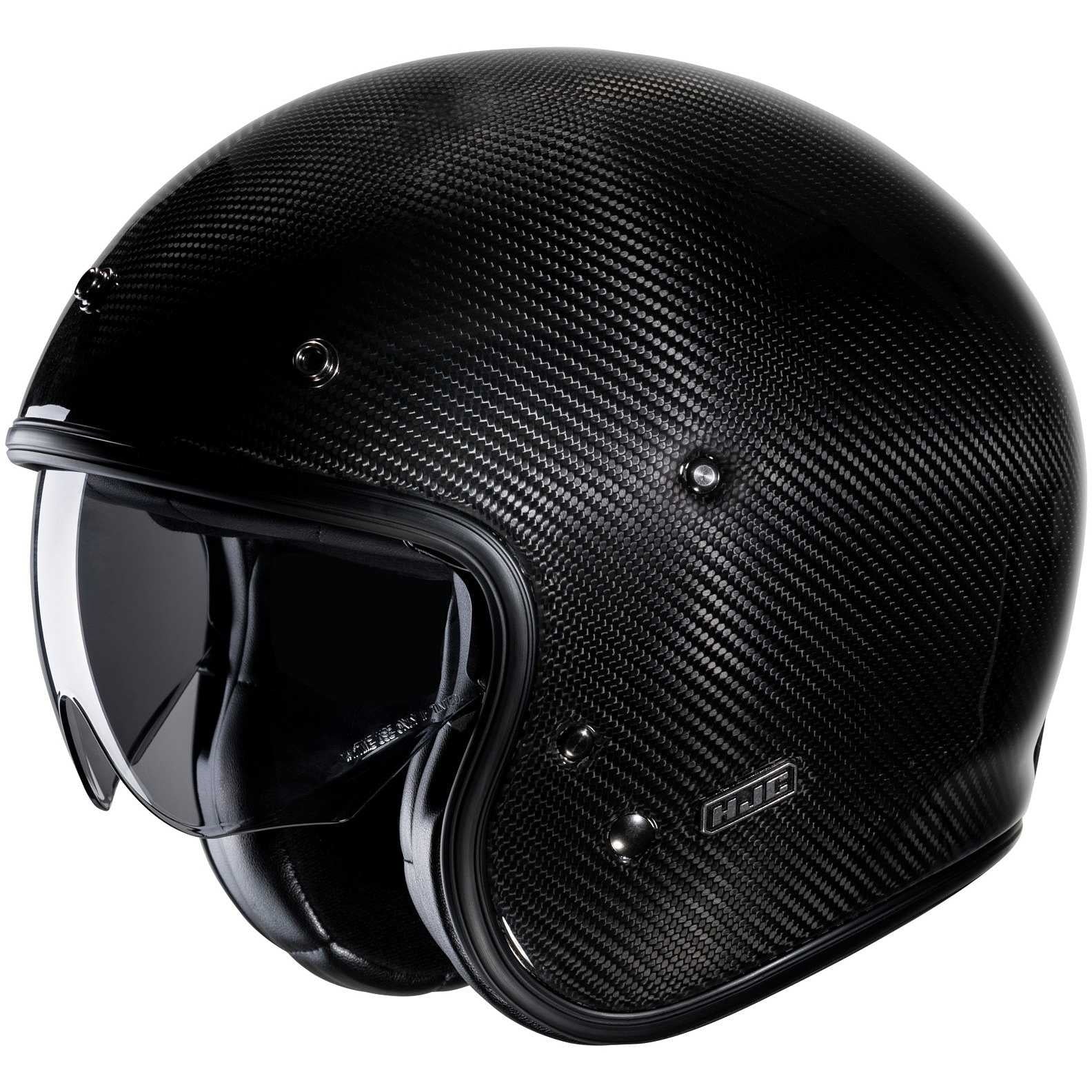  HJC V31 Urban Motorcycle Jet Helmet Black Carbon