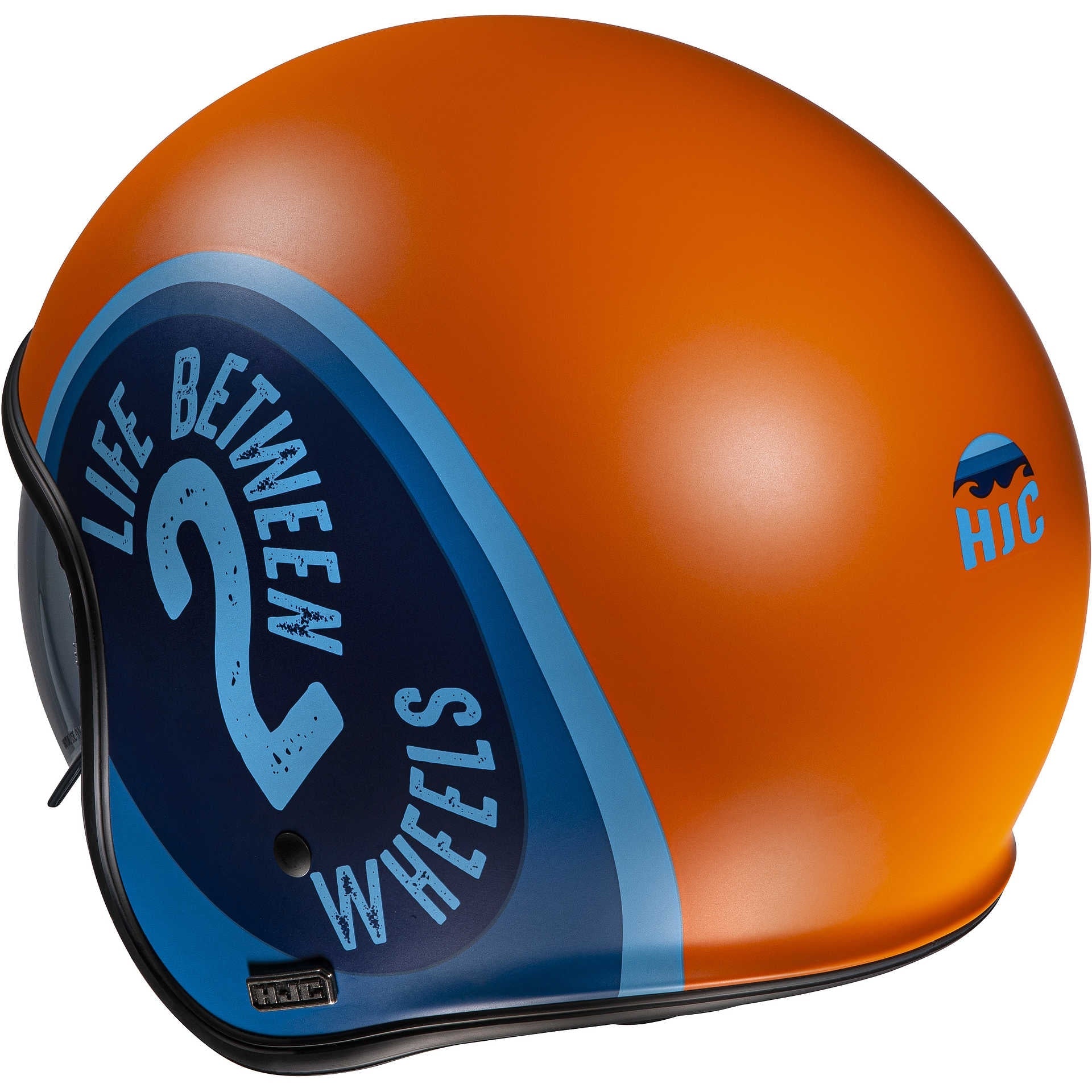  HJC V30 Harvey MC27SF Retro Style Open Face Motorcycle Helmet - SECURTEX MOTOR SL (t/a MaximoMoto)