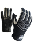 MUGENRACE X-Air Cortos Moto Cuero Guantes Negro Blanco