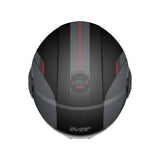 MT Viale Advance Jet Motorcycle Helmets Black