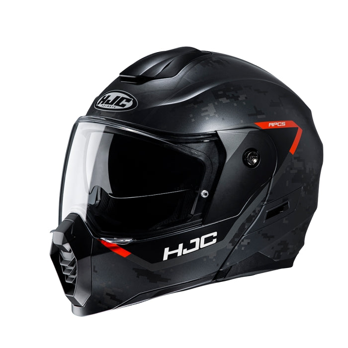 HJC C80 Bult MC21SF Dual Sport Motorbike Adventure Helmet Orange Black