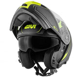  GIVI HELMET MOD X21/CHALLENGER C/PL.D/SHIVER BLACK-MT/TITANI/YE - SECURTEX MOTOR SL (t/a MaximoMoto)