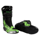  BELA - Speedo 2.0 Leather Boots Black/Green - SECURTEX MOTOR SL (t/a MaximoMoto)