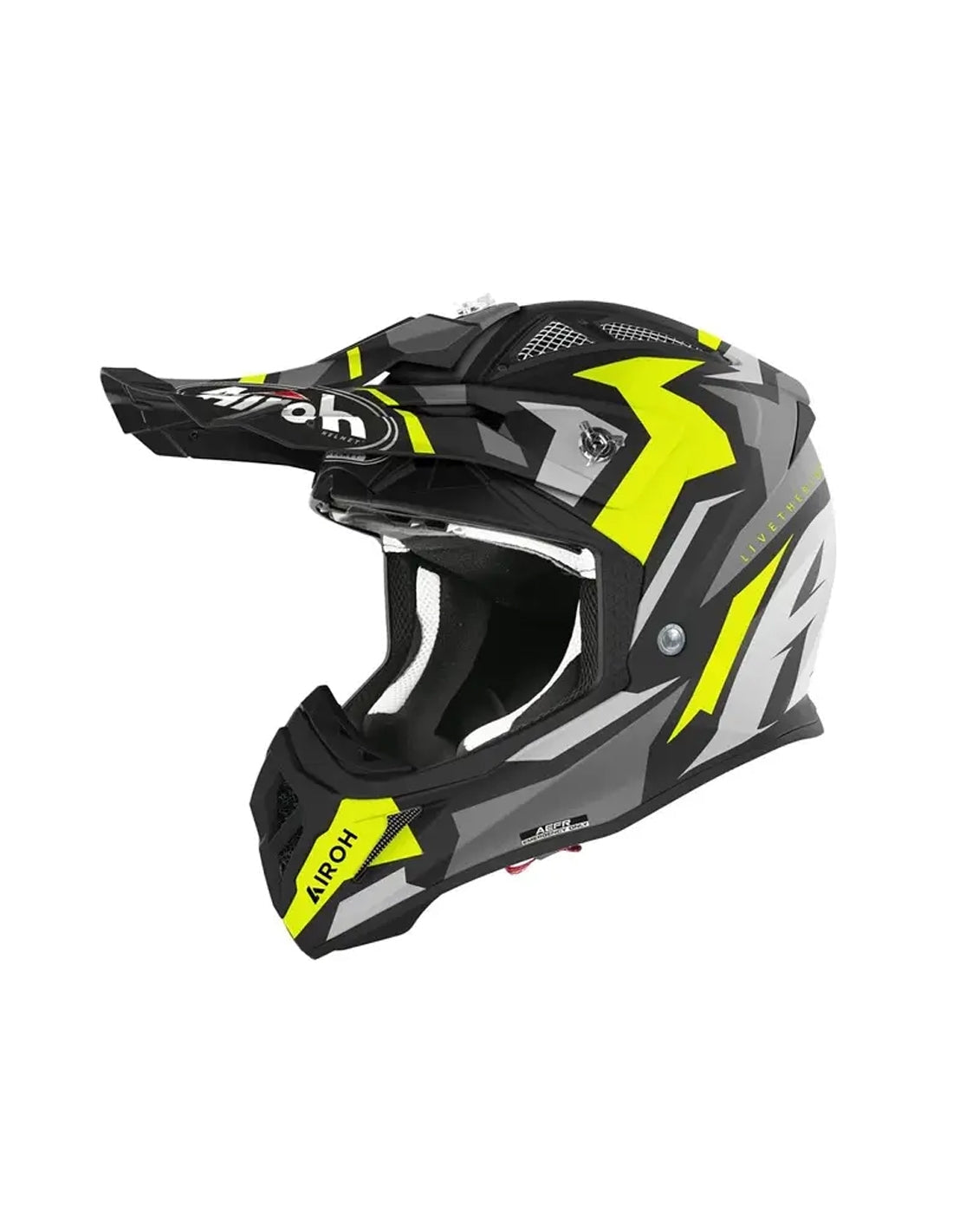 AIROH - AVIATOR ACE SWOOP YELLOW MATT HELMETS