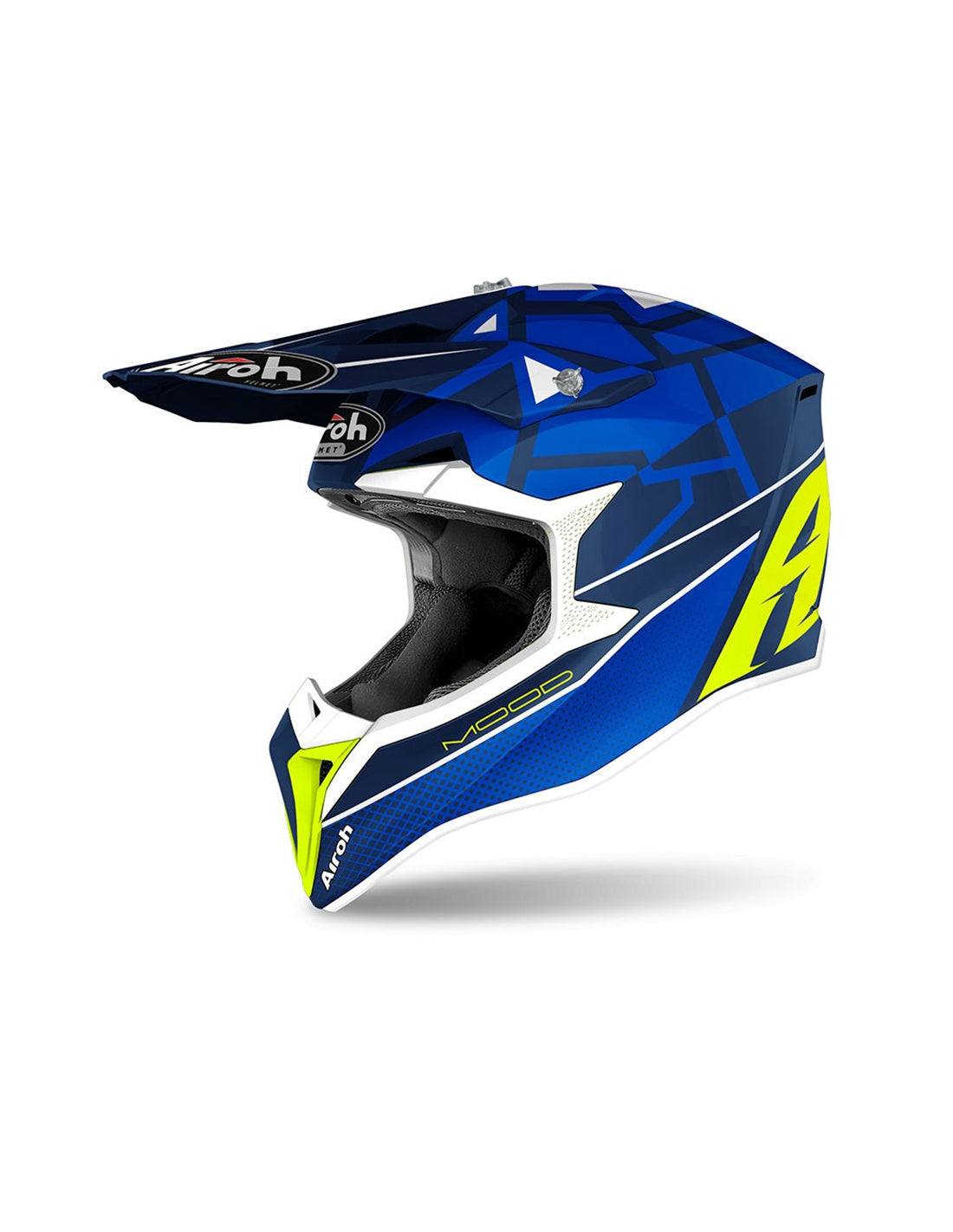  AIROH - WRAAP MOOD BLUE GLOSS HELMETS - SECURTEX MOTOR SL (t/a MaximoMoto)