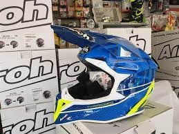  AIROH - WRAAP MOOD BLUE GLOSS HELMETS - SECURTEX MOTOR SL (t/a MaximoMoto)