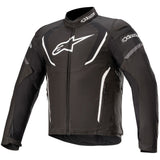 Alpinestars T-Jaws v3 Waterproof Jacket Black & White - front pic