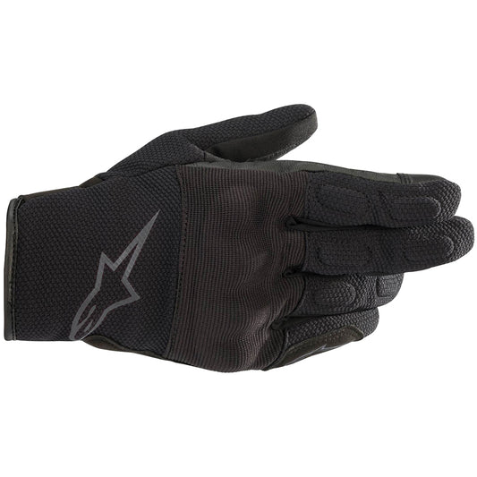 Alpinestars Stella S Max Drystar Motorcycle Gloves Black Anthracite - back pic