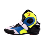  BELA - Faster Leather Boots White/Blue/Yellow - SECURTEX MOTOR SL (t/a MaximoMoto)