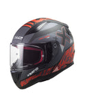  LS2 FF353 RAPID XTREET MATT BLACK RED - SECURTEX MOTOR SL (t/a MaximoMoto)